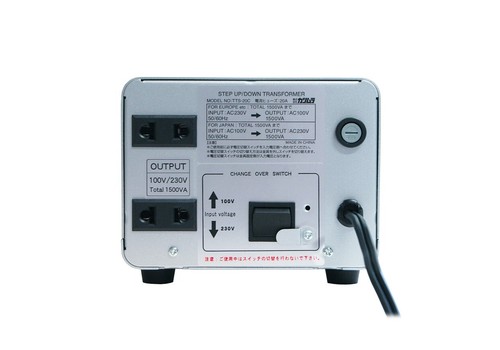 NEW KASHIMURA NTI-20 Voltage Converter 100V/220-240V 1500W transformer JAPAN - 第 2/2 張圖片