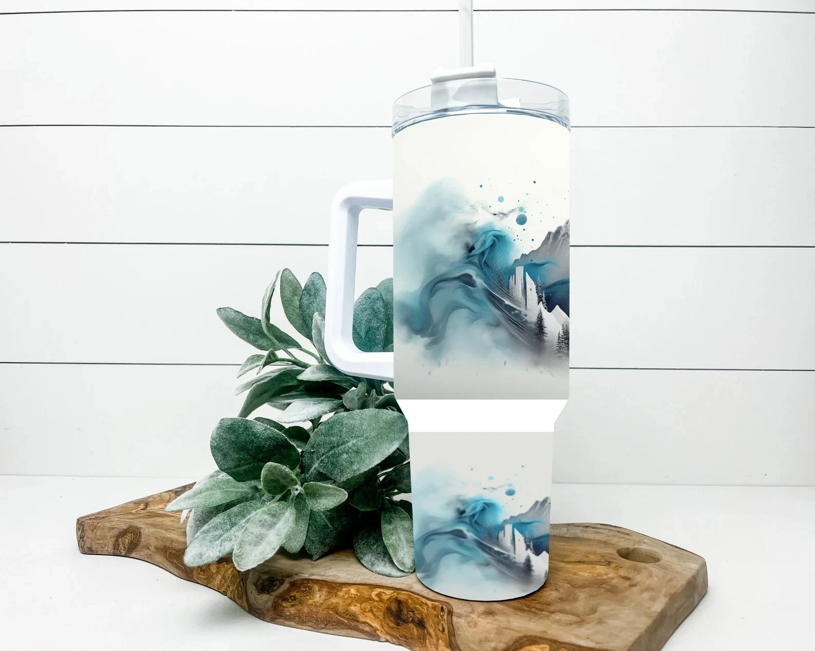 Wolf Stainless Steel Tumbler, 40 Oz, Personalized