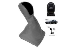 SCHALTKNAUF FÜR MERCEDES CLK W208 97-02 SCHALTMANSCHETTE GRAU 6 SPEED EMBLEM SCHALTKNAUF FÜR MERCEDES CLK W208 97-02 SCHALTMANSCHETTE GRAU 6 SPEED EMBLEM
