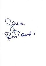 Gena Rowlands autograph signed 10x15 cm index card