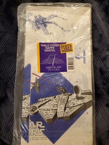 Vintage Hallmark Star Wars Party Express Tischdecke 1997 Star Wars Tischdecke - Bild 1 von 3