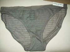 NWT CALVIN KLEIN NYLON elastane LOGO BIKINI PANTIES SHEER F3477 5FR L