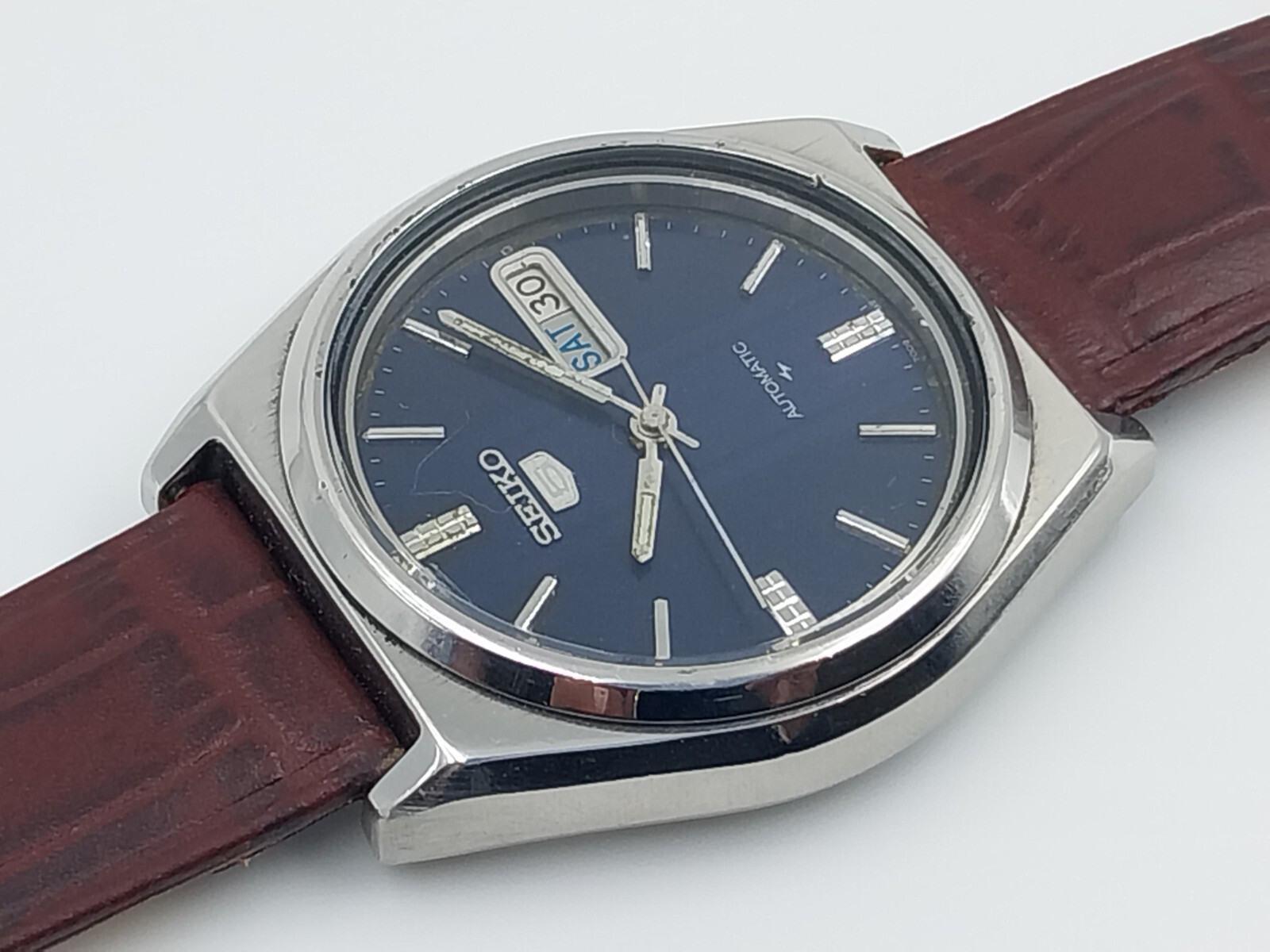 Vintage Seiko 5 Automatic 17 Jewels Men's Japanese Wrist Watch Ref