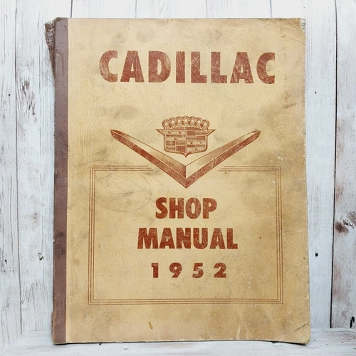 1952 Cadillac Shop Service Manual Models 52-62 75 86 Commercial Cars Vintage