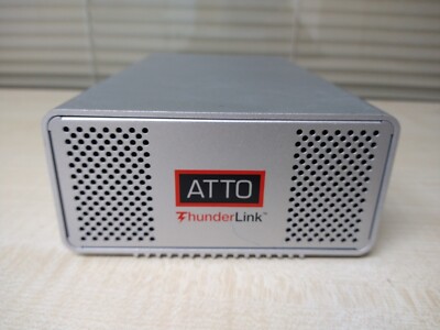 ATTO ThunderLink - TLFC-1082-D00- Silver - Used - No PSU. | eBay UK