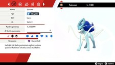 Suicune Ultra Shiny 6IV BR + Masterball Pokemon Sword Shield Pokemon Spada Scudo