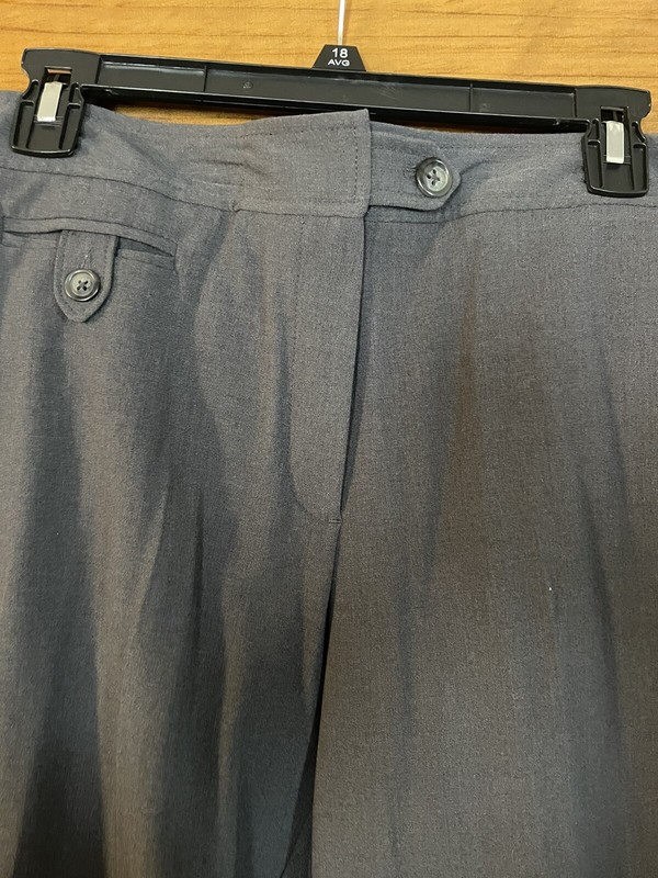 Kim Rogers Charcoal Gray Stretch Pants. Size 12P NWT