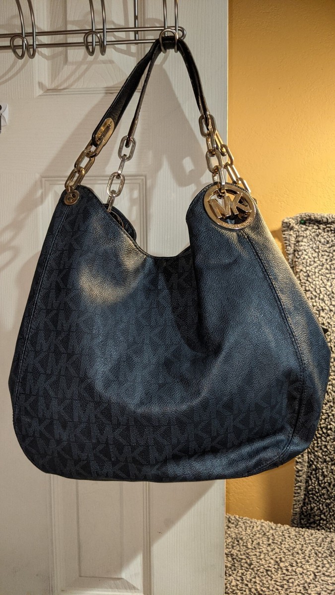 HOT Hobo Bag Michael Kors Navy Blue Shoulder Bag MICHAEL