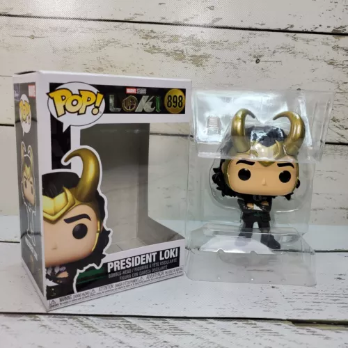 Funko POP Marvel Studios Loki President Loki #898 Vinyl Figure Bobble Head 2021