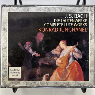 J. S. Bach Complete Lute Works Konrad Junghanel CD 2-Discs in fatbox #ML