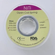 1 Roll Dental Orthodontic Niti Open Coil Spring Spool Dia.012 *030 " inch 914mm