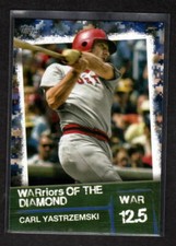 CARL YASTRZEMSKI 2020 TOPPS WARRIORS OF THE DIAMOND INSERT BOSTON RED SOX