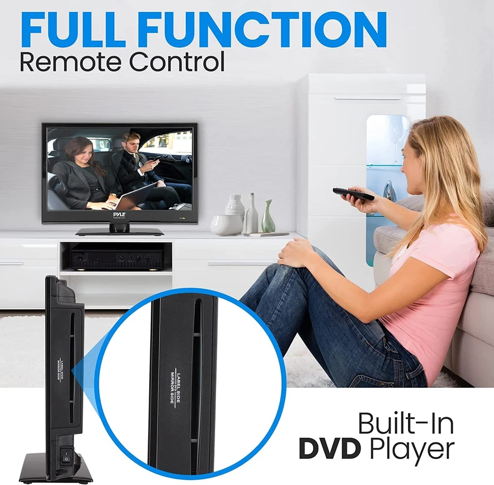 PyleHome PLTLD16 15.6" LED RV Digital TV Television - Image 4 of 4