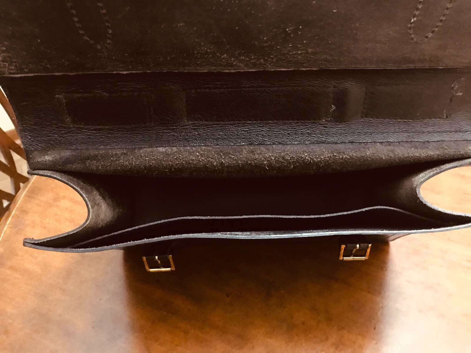 DOUGLAS ADAM English Black Thick Saddle Leather Bri… Gem