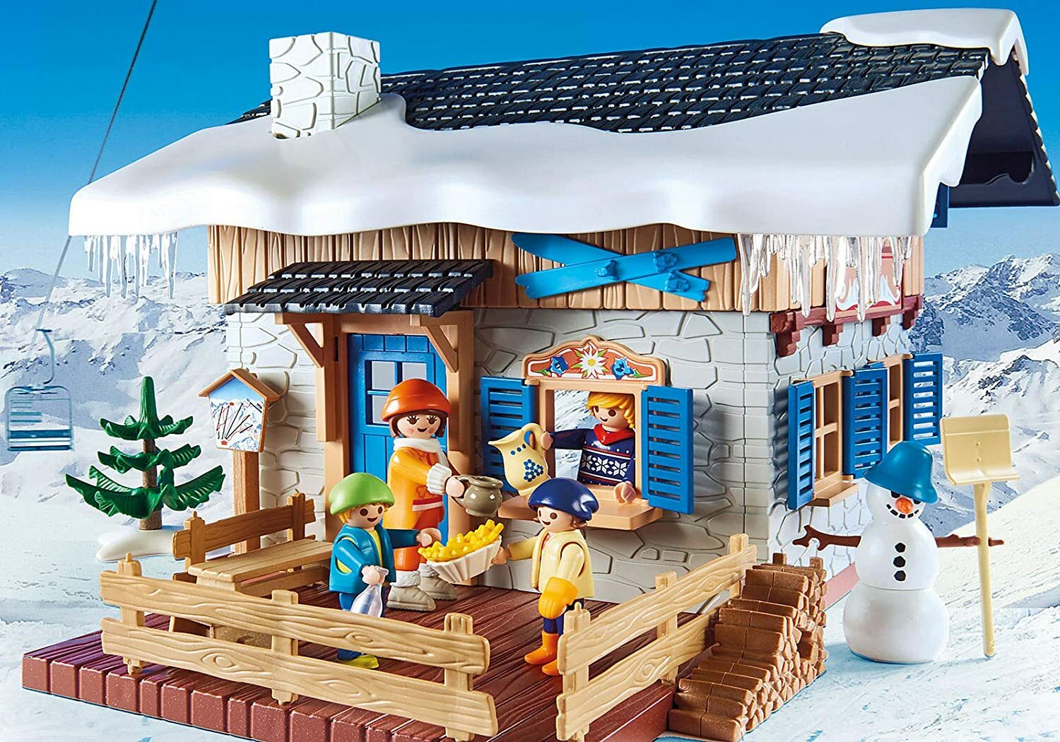 playmobil ski lodge