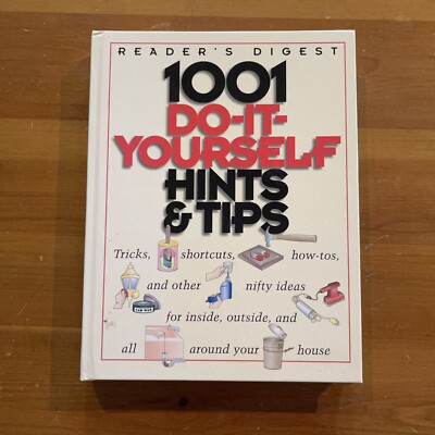 1001 Do-It-Yourself Hints & Tips, Vintage Reader s Digest 1998, Hardcover