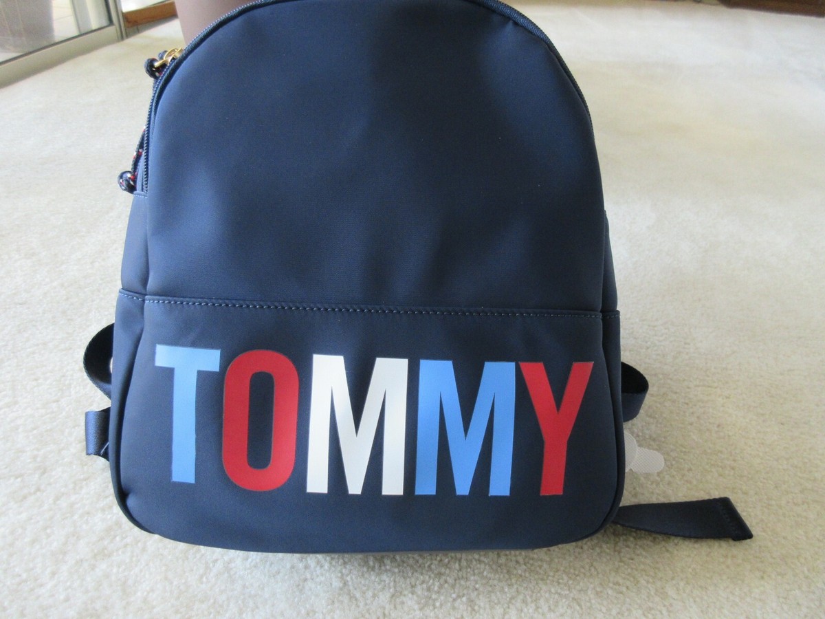 Tommy Hilfiger Navy Backpack Purse NWT Prep Classics Logo Backpack | Bags | Tommy Hilfiger main image 2