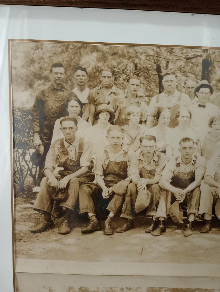Raro De Colección 1926 2 Fotos de Empleados de Southern Mills Corporation Algodón Oxford AL  Foto 4 de 4