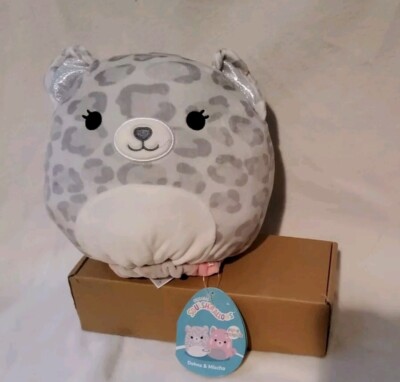 Squishmallows Flip-A-Mallow Dohna Pink Panda Mischa The Snow Leopard 8 Inch 