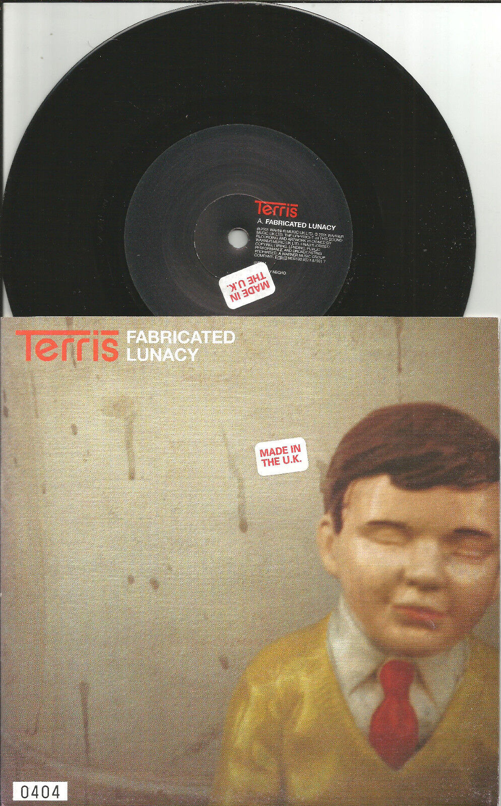TERRIS fabricated Lunacy w/UNRELEASED TRK LIMIT NUMBERD 7 INCH Vinyl USA Seller