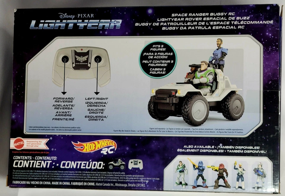 Lightyear Hotwheels R/C Disney Pixar  Space Command Remote Control Vehicle - Image 3 of 4
