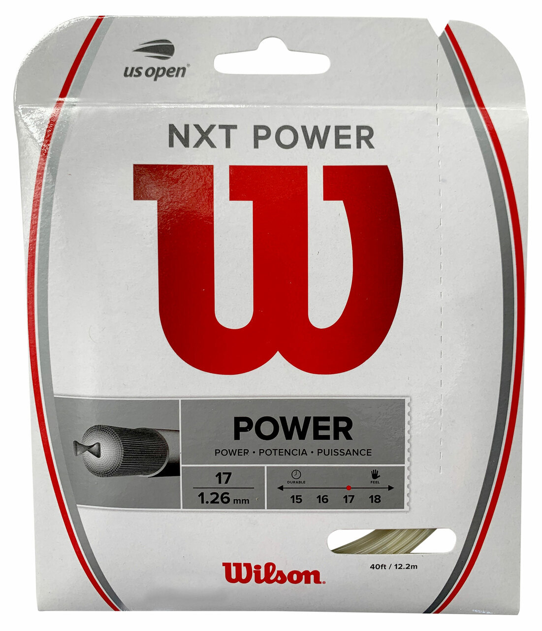 Wilson NXT Power 17 1.26mm Tennis Strings Set