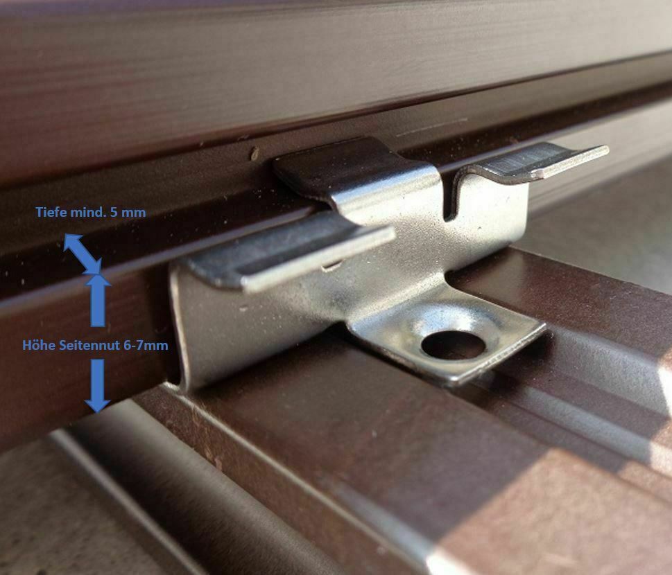 100 Stück WPC Terrassenclips Edelstahl - Befestigungsclips Für Terrassendielen In 7/8/9mm