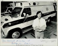 1984 Press Photo Dan Leonard, Director of Butler County EMS - lra19682