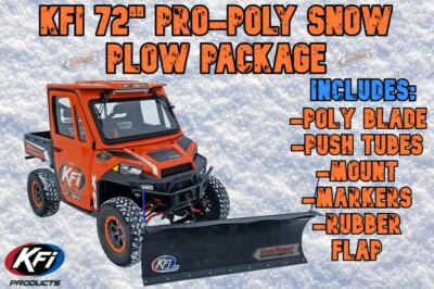 KFI 72'' Poly Snow Plow Combo John Deere Gator XUV 855D/855E/855M + S4 Models