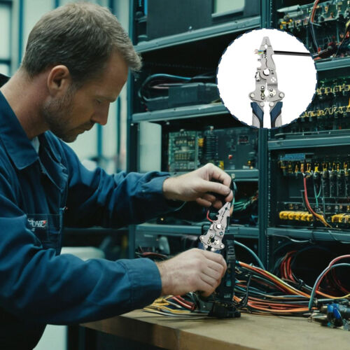 New 21-in-1 Foldable Wire Stripper,Multi-function Wire Stripping Cable-Cutter - Picture 8 of 9