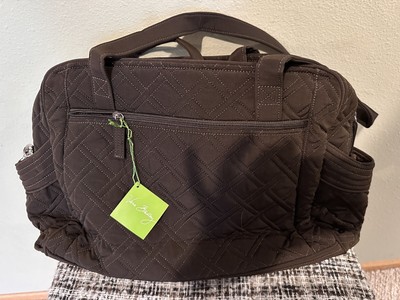 Vera Bradley Stroll Around Baby Diaper Bag New With Tags - Expresso 14883-085
