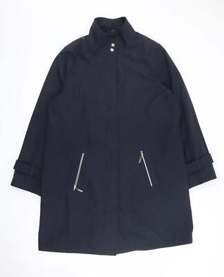David Parry blaue Damenjacke Mantel Größe 14