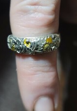 DRAGONFLIES SUNFLOWERS RING- SIZE 9 1/2