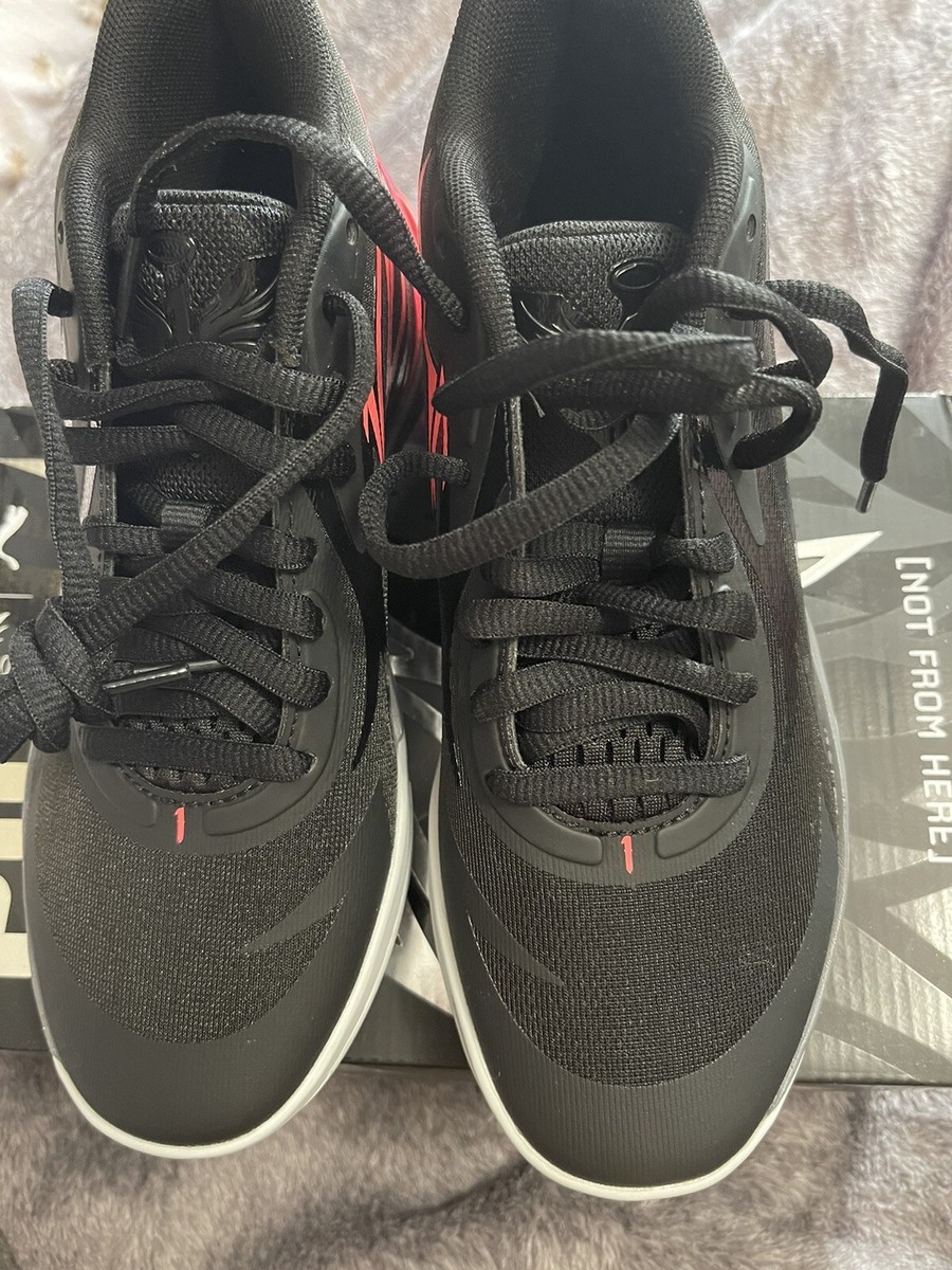 Puma MB.02 JR 378357-01 Unisex Kid's Black/Pink Basketball Sneaker