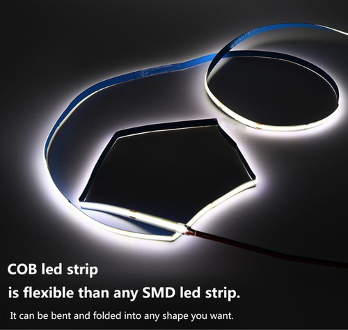 COB LED Strip 320 LEDs High Density Flexible COB LED Lights DC12V 24V RA80 10mm - Picture 6 of 26