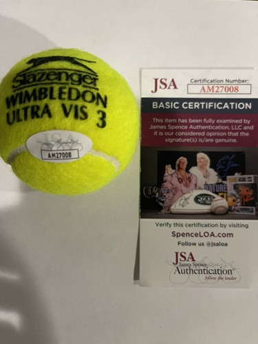 Pelota de tenis Ons Jabeur firmada por Wimbledon Slazenger JSA autografiada a - Imagen 2 de 2