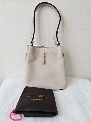Kate Spade Marti Blush Pink Pebble Leather Women's Bucket Bag