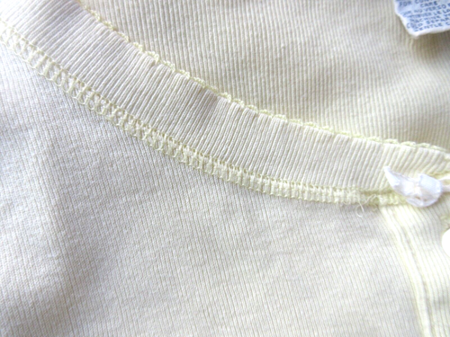 RALPH LAUREN VTG ROUGHWEAR BUTTON FRONT SLV TOP SIZE M MAIZE COLOR HONG KONG - Picture 6 of 9