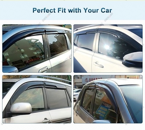 For Toyota RAV4 2013-2018 Mugen Style Window Vent Visor Rain Deflector Guard US - Picture 4 of 20