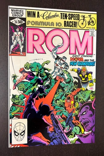 ROM Space Knight #24 (Marvel Comics 1981) -- Bronze Age Superheroes -- NM-