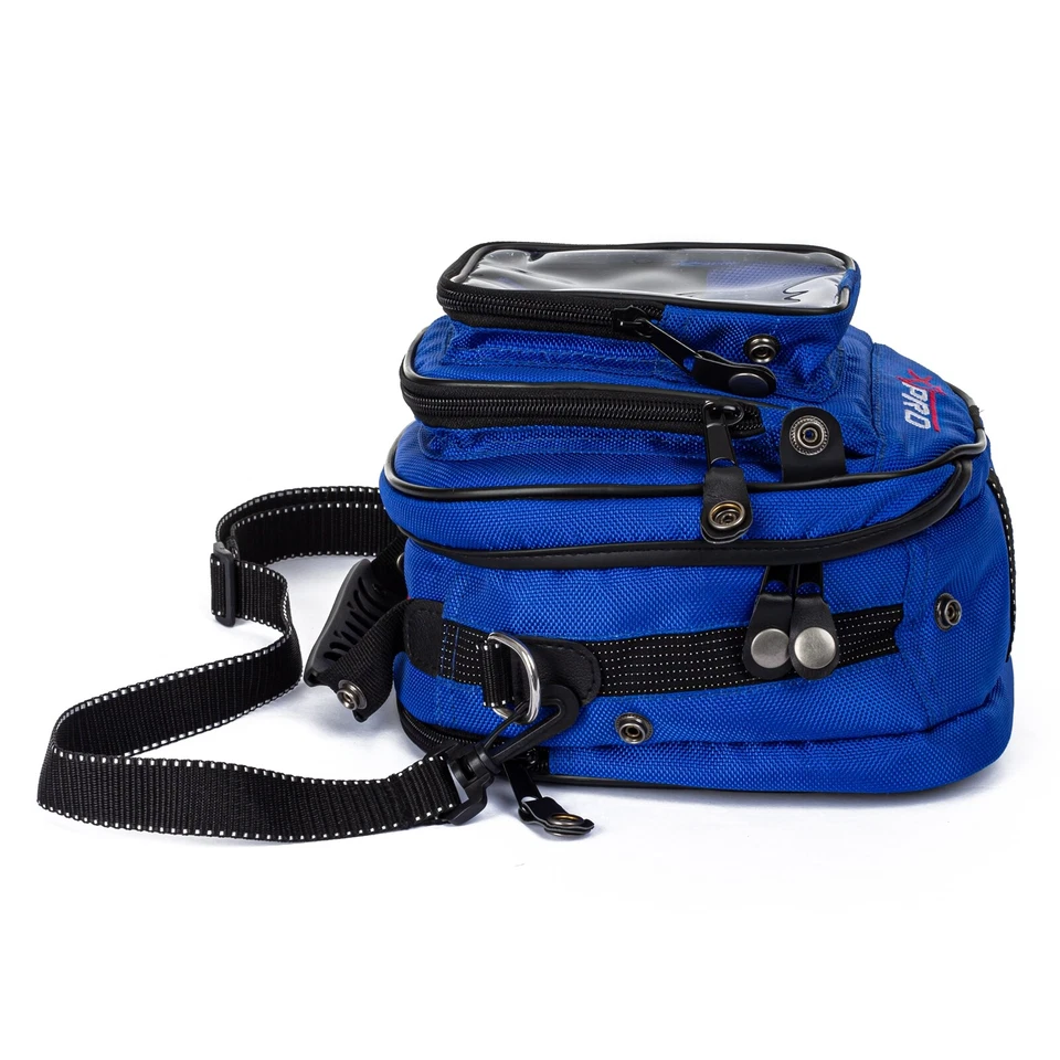 Sacoche Reservoir Housse Impermeable 3,5 lt. Moto Scooter Touring Bagages bleu - Photo 2/4