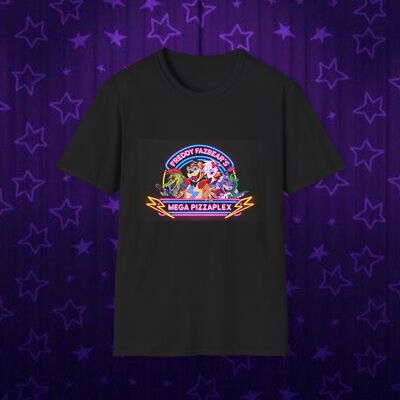 Security Breach Fnaf Glamrock Freddy Monty Roxanne Unisex Softstyle T-Shirt