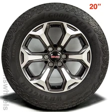 4 2025 GMC Yukon AT4 Ultimate Sierra Factory OEM 20" Wheels Rims AT Tires RSL