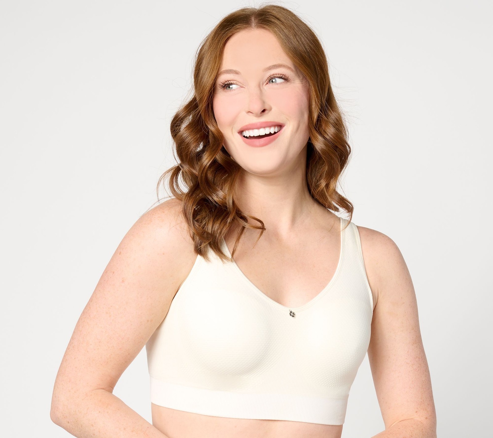 Breezies Women's Bra Sz 42C Air Effects Seamless Underwire Contour White A658252