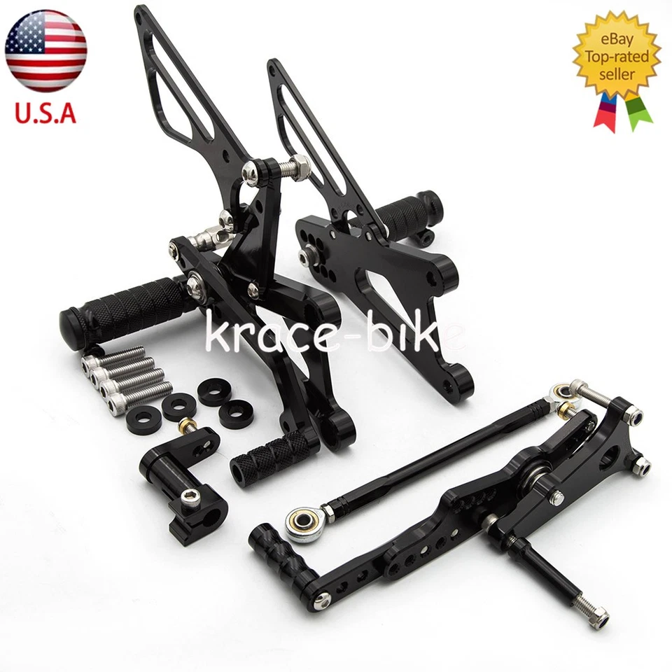 Para Triumph Daytona 675 2006-2012 2007 2008 2009 reposapiés estriberas pedal Foto 2 de 4