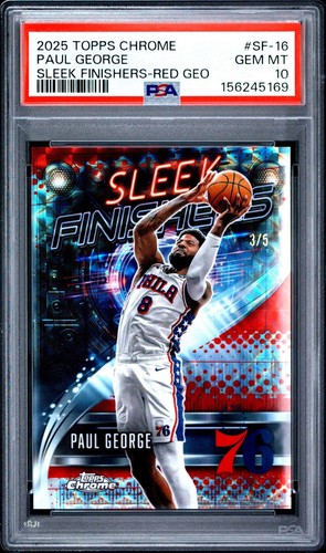 2025 Topps Paul George Base (PSA 10)