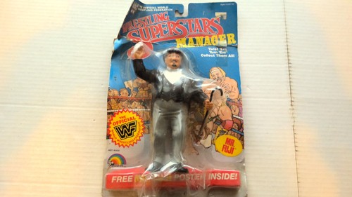 Vintage WWF Wrestling Superstars Mr Fuji MOC 1985 ...
