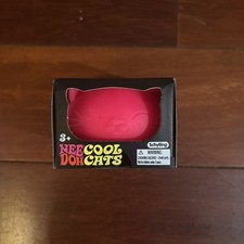 Schylling NeeDoh Cool Cat PINK Stress Toy Official Squishy Sensory Fidget Dough