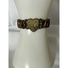Vtg 1940s WWII Pitman & Keeper American Queen Sweetheart Expansion Bracelet.