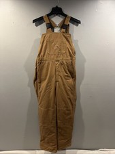 Bulwark FR Lined THERMAL Bib Overall Duck Mens Size S-RG New With Out Tags